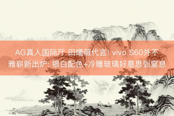 AG真人国际厅 田曦薇代言! vivo S60外不雅崭新出炉: 银白配色+冷雕玻璃好意思到窒息
