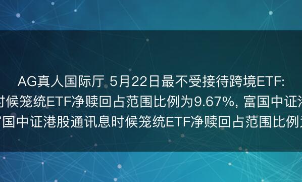 AG真人国际厅 5月22日最不受接待跨境ETF: 华安中证港股通讯息时候笼统ETF净赎回占范围比例为9.67%， 富国中证港股通讯息时候笼统ETF净赎回占范围比例为8.83%(名单)