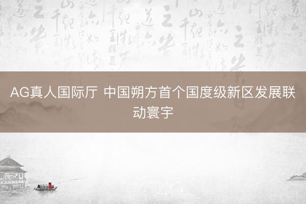 AG真人国际厅 中国朔方首个国度级新区发展联动寰宇